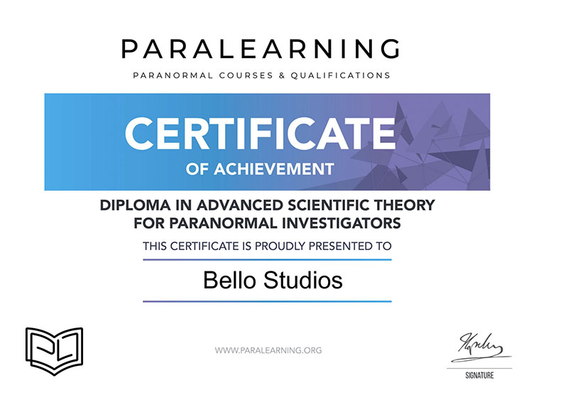 Spirit Talker Diploma